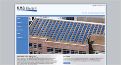 Desktop Screenshot of krgelectric.com